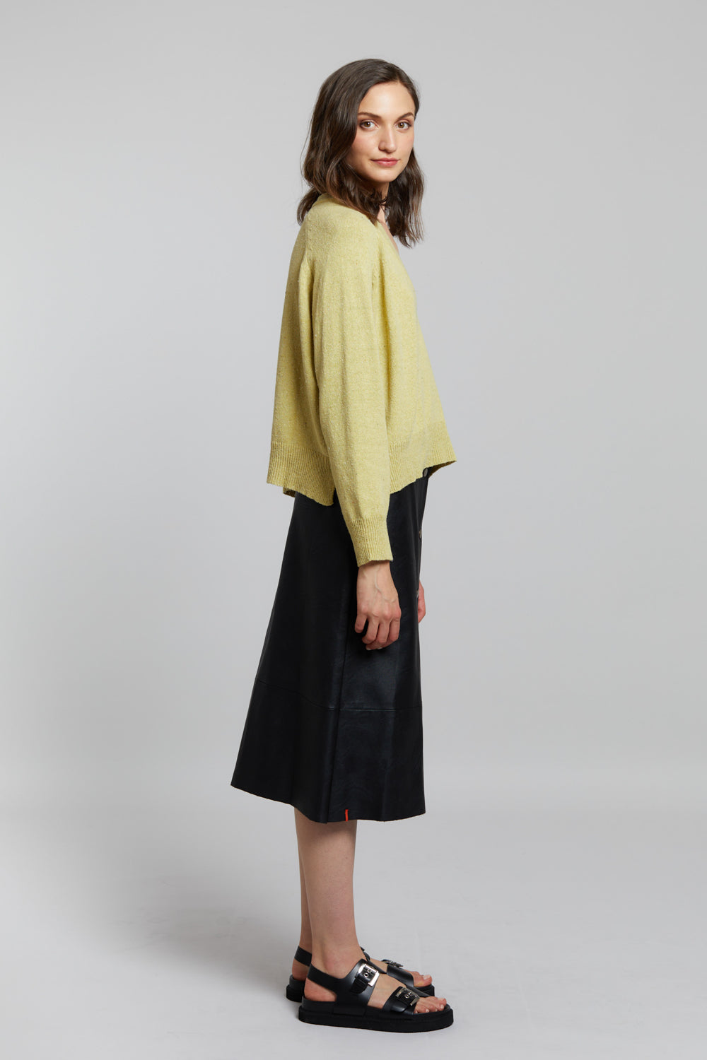 SNAPVEGAN MI-LONG SKIRT Summer 24