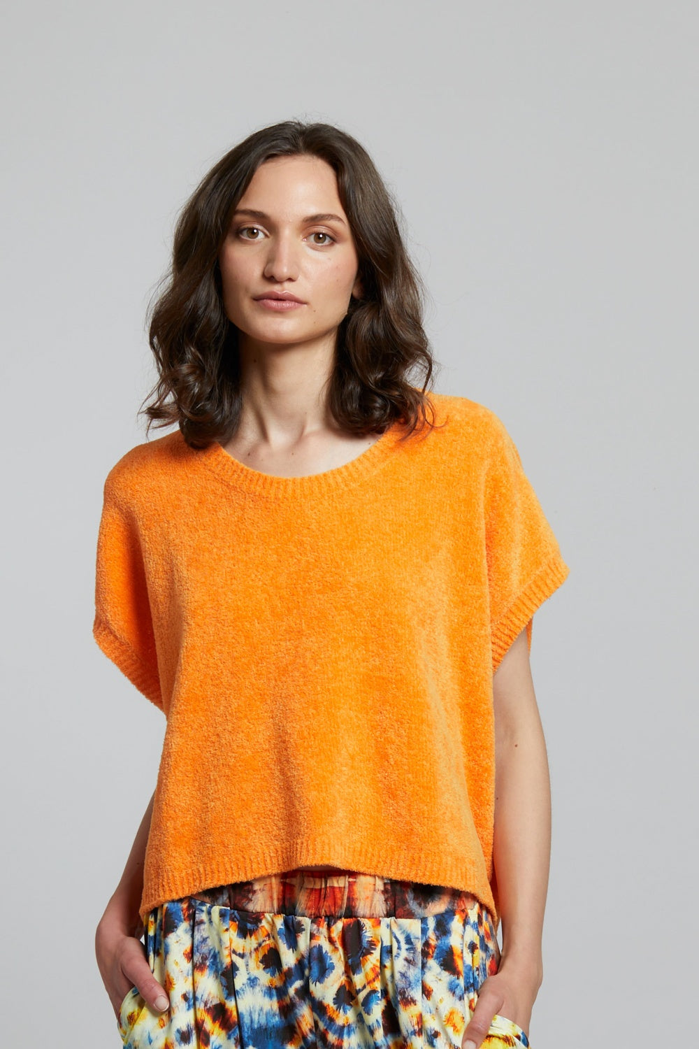 SLEEVELESS SOFT SWEAT PULL summer 24
