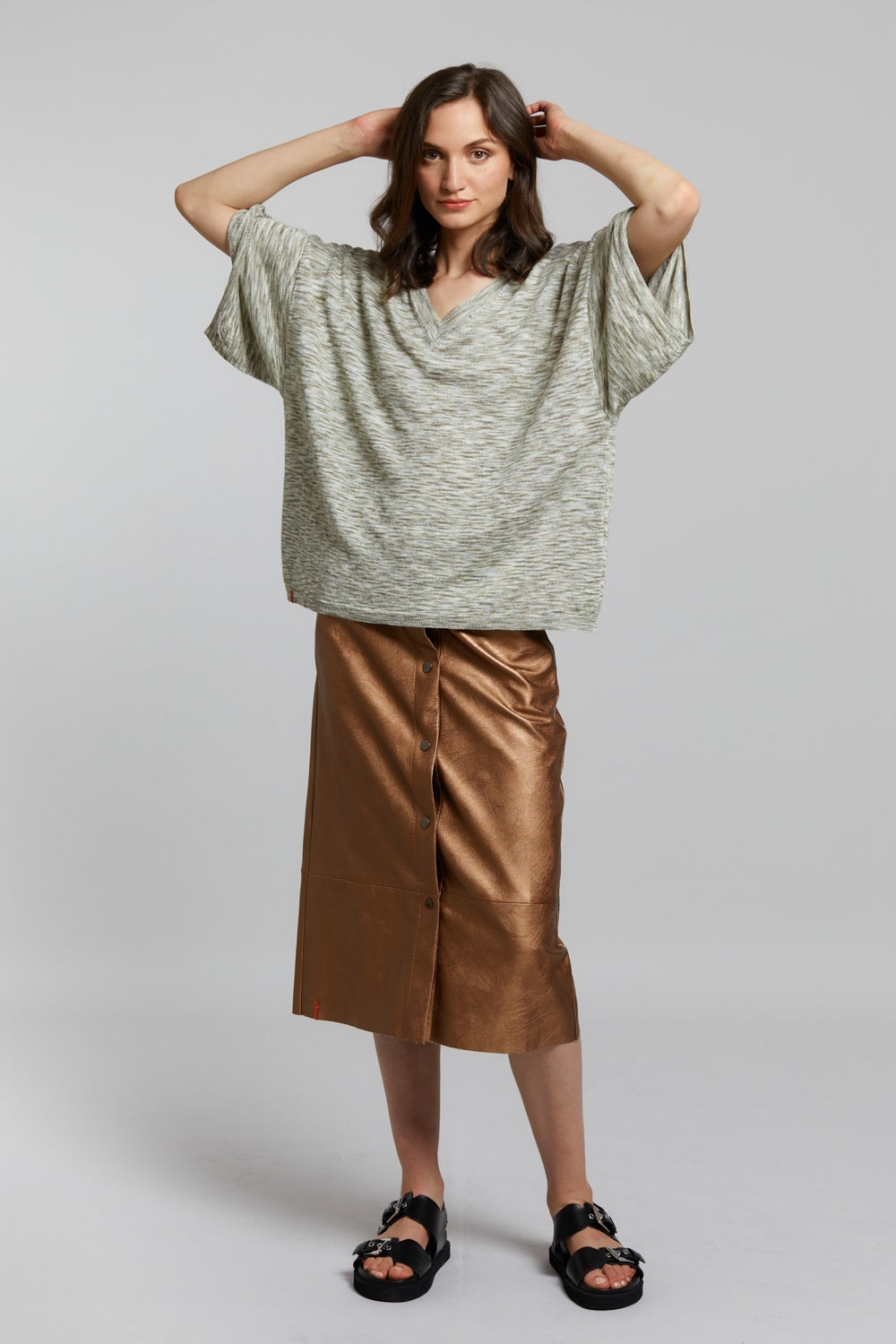 SURF TOP V-neck LINEN Summer 24