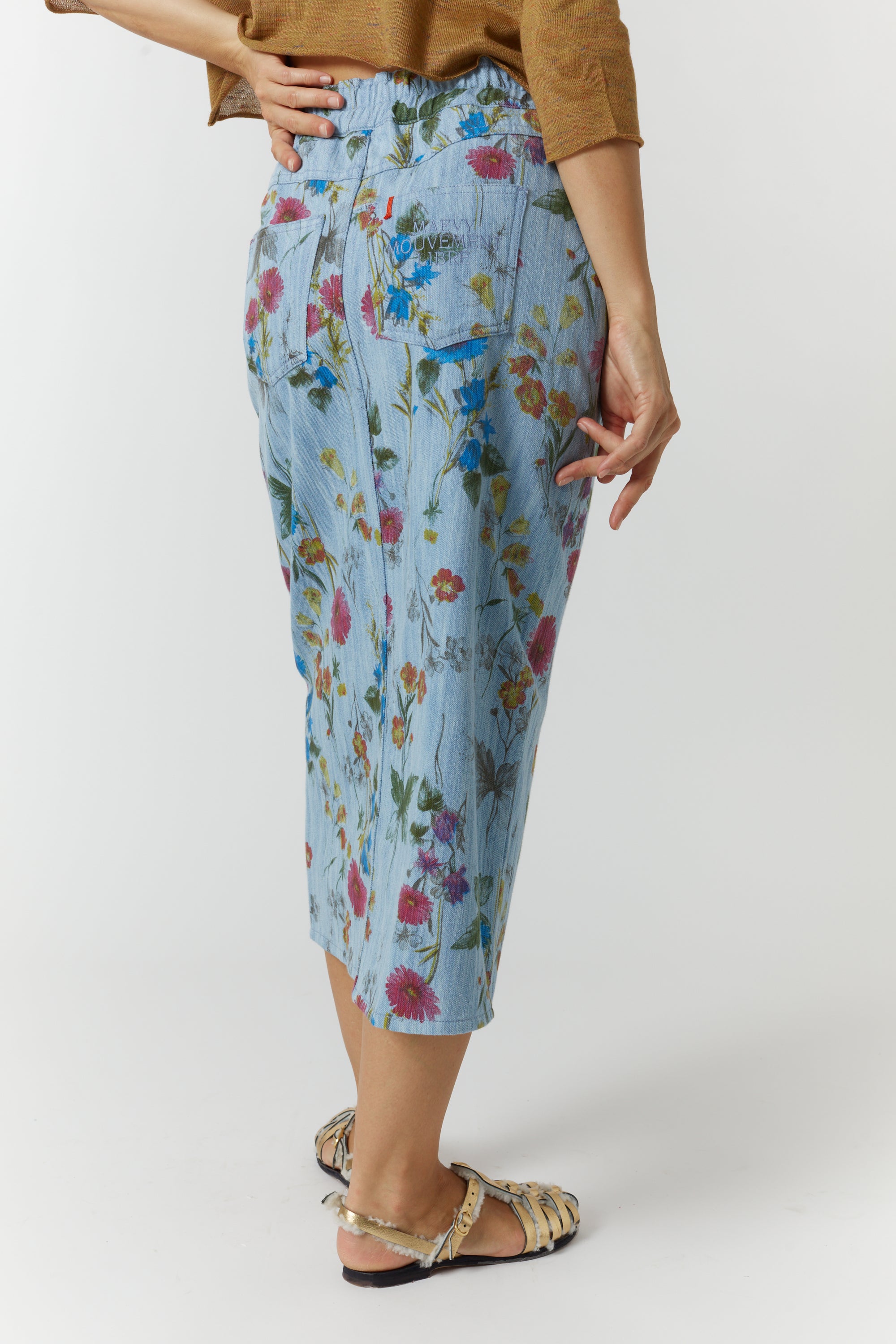 MIDIJEANFLEUR JUPE E25