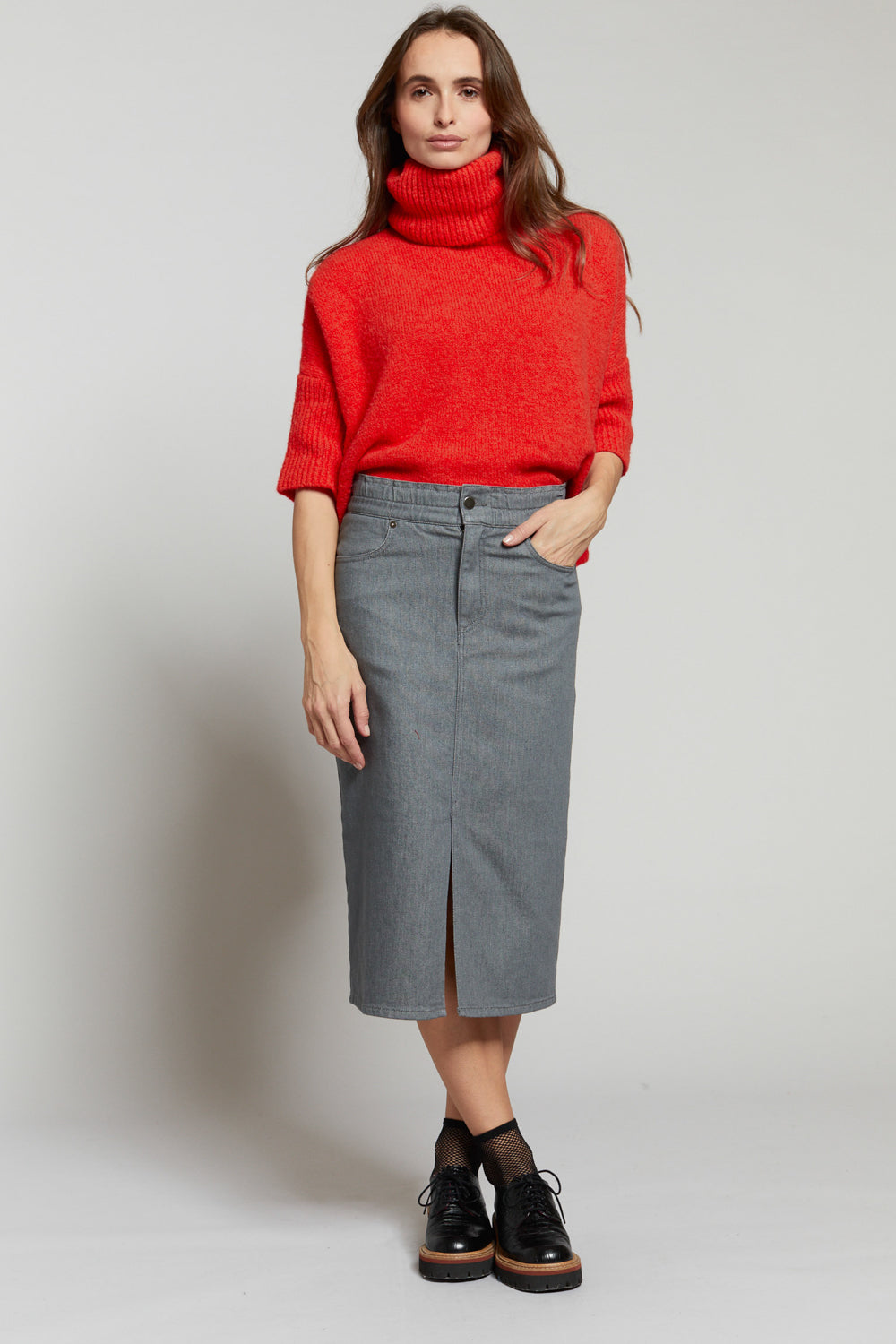 MIDIJEAN JUPE H24