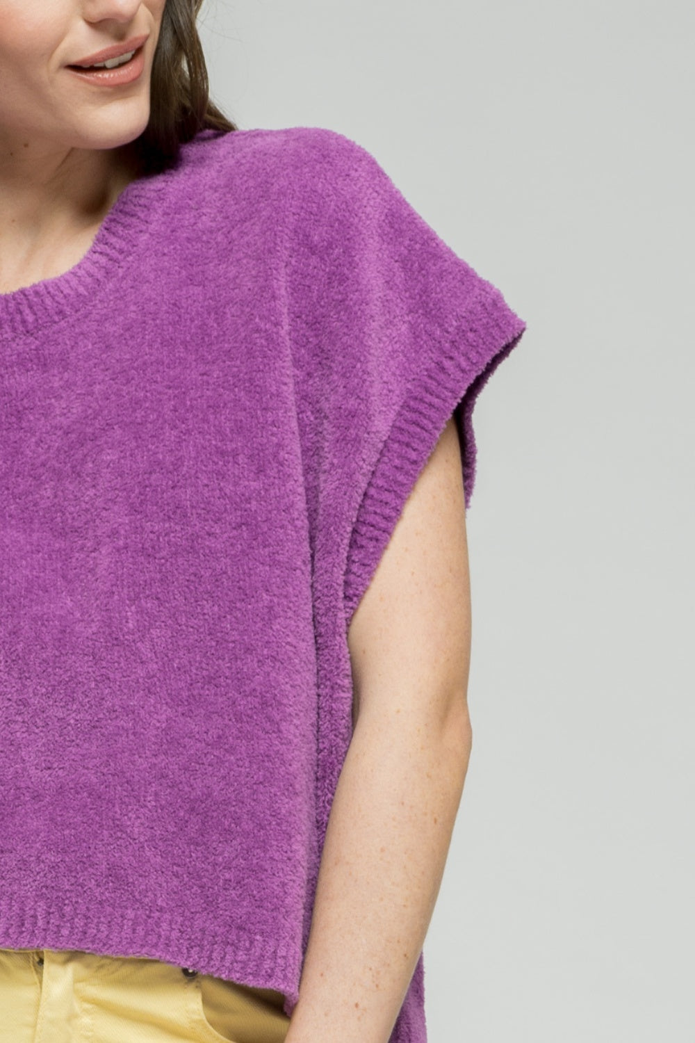 SLEEVELESS SOFT SWEAT PULL summer 24