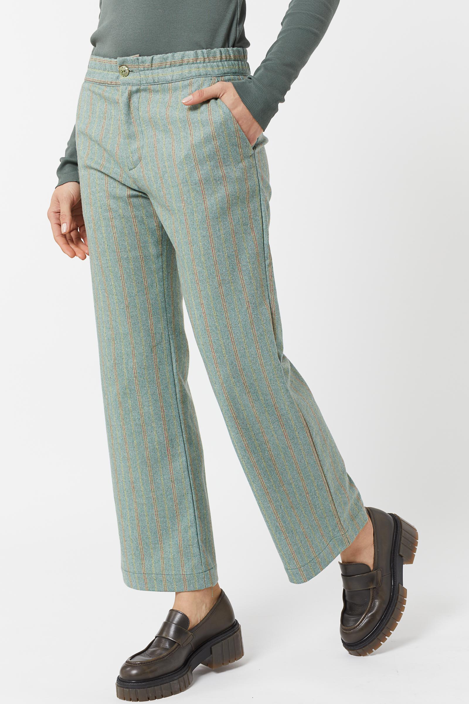 Striped trousers H25