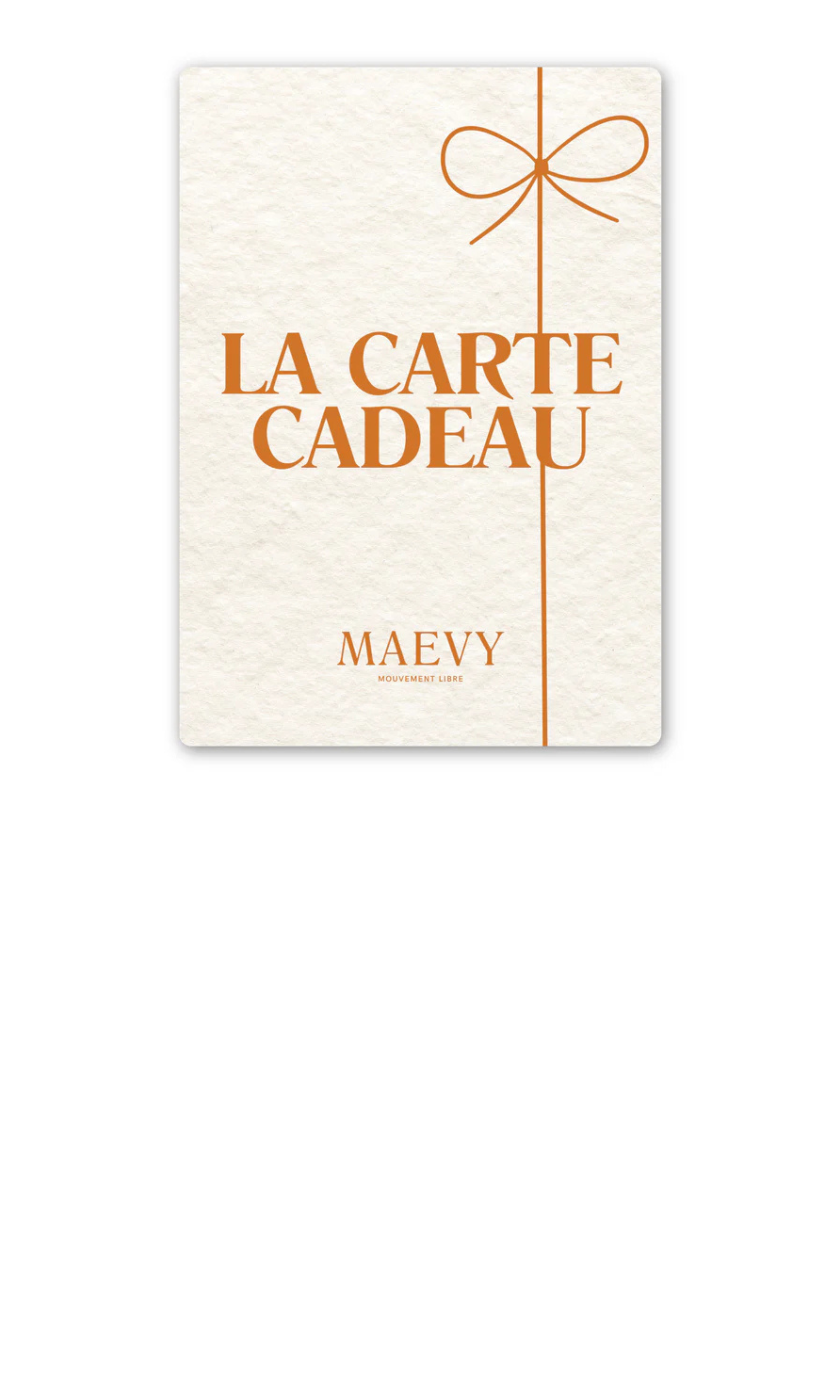 Carte Cadeau MAEVY